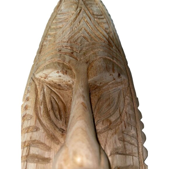Hand Carved Tribal Wall Mask – Papua New Guinea – 12.5" Tall – Small Ethnic Art - Picture 15 of 16